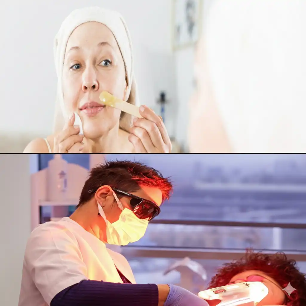 Diferencias entre depilación láser SHR y depilación tradicional